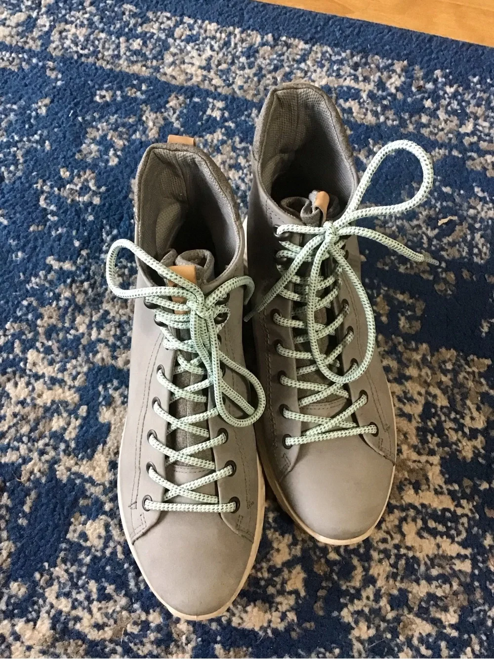 ECCO Exostrike Hydromax High-Top Boots, Wild Dove Colorway.
